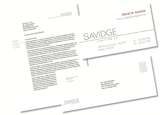 Savidge Law Firm Collateral Package